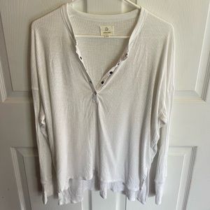 Aerie Offline Long Sleeve Henley Shirt